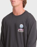 Portal Premium Long Sleeve Cotton T-Shirt - Raven - Image 5