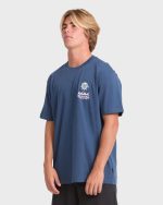 Portal Premium Short Sleeve Knit T-Shirt - Dark Denim - Image 4