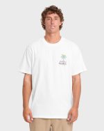 Portal Premium Short Sleeve Knit T-Shirt - Off White - Image 2
