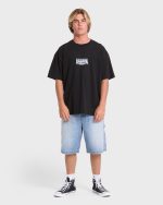 Barb OG Short Sleeve Knit T-Shirt - Black - Image 4