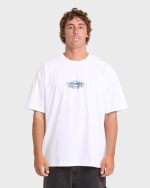 Biscus OG Short Sleeve Cotton T-Shirt - White - Image 2