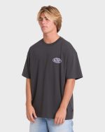 Bad Dog OG Short Sleeve Cotton T-Shirt - Washed Black - Image 4