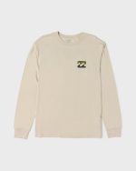 Crayon Wave Premium Long Sleeve Knit T-Shirt - Oatmeal - Image 6