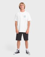 Rotation Premium Short Sleeve Knit Graphic T-Shirt - Off White - Image 3