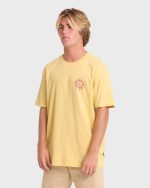 Rotation Premium Short Sleeve Knit Graphic T-Shirt - Raffia - Image 4