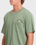 Foundry Premium Short Sleeve Cotton Graphic T-Shirt - Hedge Green - Image 5