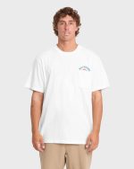 Foundry Premium Short Sleeve Cotton Graphic T-Shirt - Off White - Image 2
