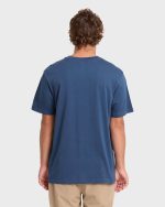 Lucid Premium Short Sleeve Cotton Graphic T-Shirt - Dark Denim - Image 2
