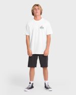 Lounge Premium Short Sleeve Knit Graphic T-Shirt - Off White - Image 3