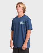 Runner Premium Short Sleeve Cotton T-Shirt - Dark Denim - Image 4