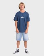 Mainstay Premium Short Sleeve Cotton T-Shirt - Dark Denim - Image 3