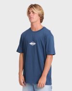 Mainstay Premium Short Sleeve Cotton T-Shirt - Dark Denim - Image 4