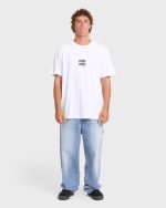 Mainstay Premium Short Sleeve Cotton T-Shirt - White - Image 4