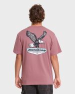 Snatch Premium Short Sleeve Knit Graphic T-Shirt - Red Dahlia