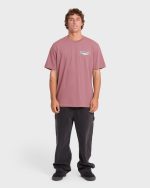 Snatch Premium Short Sleeve Knit Graphic T-Shirt - Red Dahlia - Image 3
