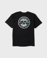 Hollow Premium Short Sleeve Knit T-Shirt - Black - Image 7