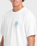 Montage Premium Short Sleeve Cotton T-Shirt - Off White - Image 5
