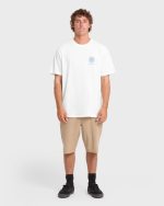 Montage Premium Short Sleeve Cotton T-Shirt - Off White - Image 3