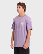 Montage Premium Short Sleeve Cotton T-Shirt - Purple Ash - Image 4