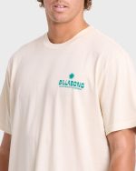 Glance Wave Washed Premium Short Sleeve Knit T-Shirt - Oatmeal - Image 5