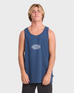 Rotor Diamond Premium Tank Top - Dark Denim
