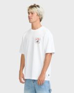 Wave Pool OG Short Sleeve Knit T-Shirt - White - Image 5