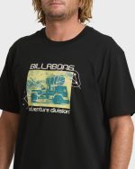 Stacked Adventure Division Premium Short Sleeve Knit T-Shirt - Black - Image 5