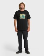 Stacked Adventure Division Premium Short Sleeve Knit T-Shirt - Black - Image 3
