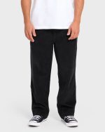 Larry Layback Cord Pants - Black