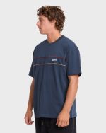 Arch Garage Short Sleeve Pocket Tee - Total Eclipse - Image 4