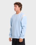Highway Garage Crewneck Sweatshirt - Blue Smoke - Image 4