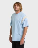 Highway Garage Short Sleeve Knit T-Shirt - Blue Smoke - Image 4