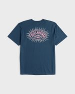 Reverse Premium Short Sleeve Cotton T-Shirt - Dark Denim - Image 7