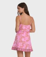 Fresh Daze Mini Border Mini Dress - Party Pink - Image 2