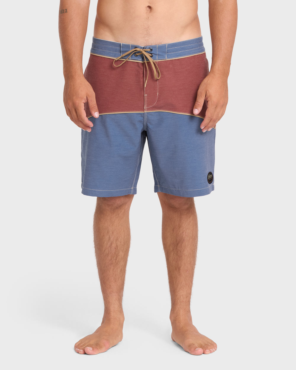 BL001414M_TRV_OM-F.jpg Garage Arch Lo Tide 17" Boardshorts - True Navy - Image 1