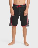 73 Long Bong Hawaii Pro 21" Boardshorts - Black