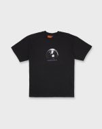 Spec Metal Short Sleeve Knit T-Shirt - Black