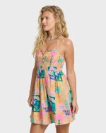 Fever Dream Mini Dress - Deep Lagoon Multi - Image 4