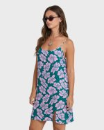 Tidal Crush Mini Dress - Deep Lagoon - Image 4