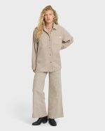 Washed Ashore 2 Long Sleeve Woven Overshirt - Cobblestone - Image 3