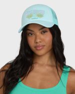 Across Waves Hawaii Trucker Hat - Clearwater - Image 2