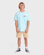 Off Duty Premium Short Sleeve Cotton T-Shirt - Coastal Blue - Image 3