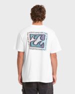 Crayon Wave Premium Short Sleeve Knit T-Shirt - Off White