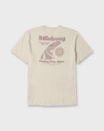 Single Fin Premium Short Sleeve Knit T-Shirt - Oatmeal - Image 7