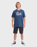 Check Out Premium Short Sleeve Knit T-Shirt - Dark Denim - Image 3