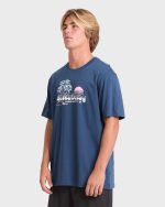 Check Out Premium Short Sleeve Knit T-Shirt - Dark Denim - Image 4