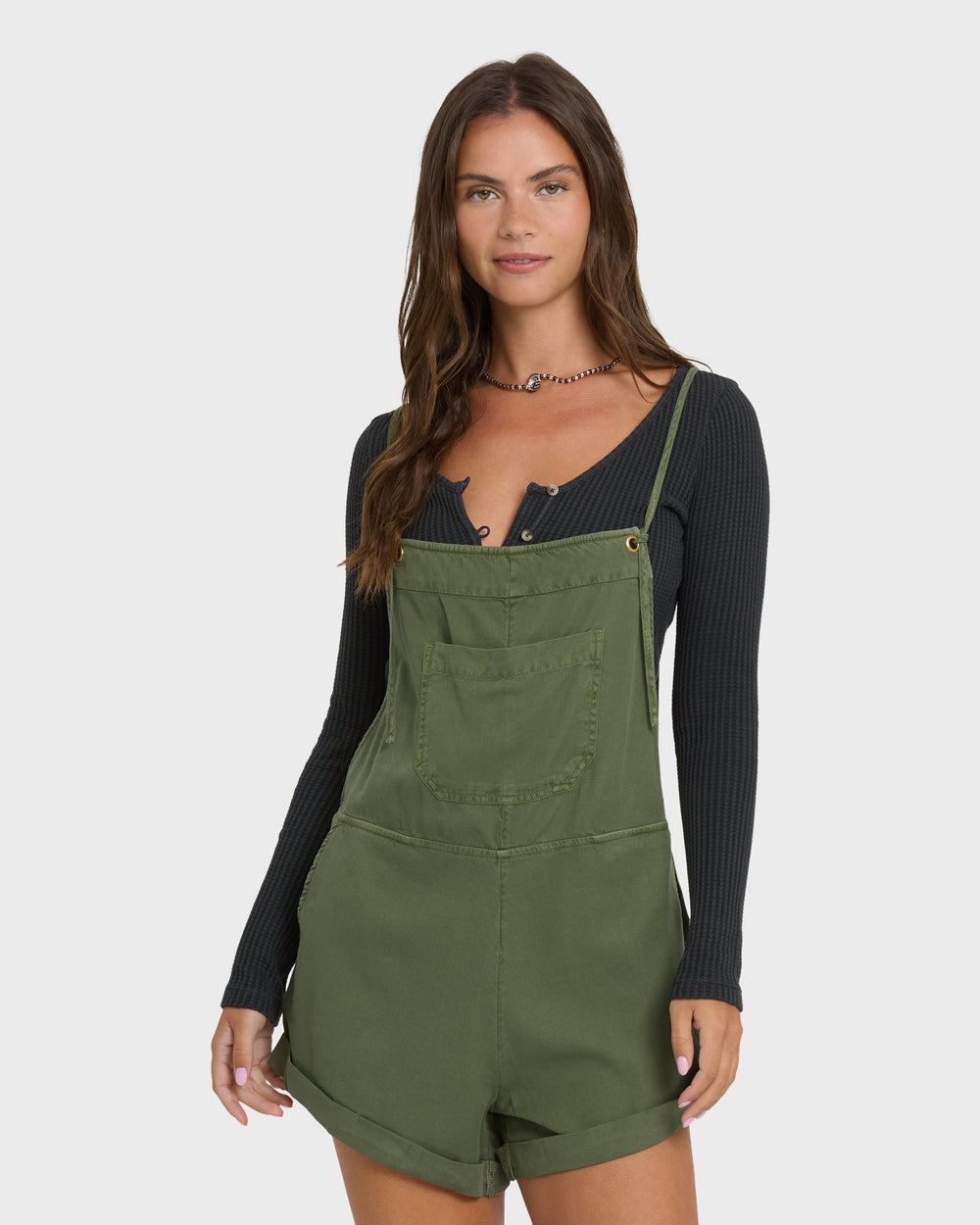 BL002066W_CQP0_OM-F.jpg Wild Pursuit Overall Romper - Canteen - Image 1