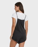 Wild Pursuit Overall Romper - Off Black - Image 2