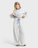 Sunset Fleece Sweatpants - Heather Gray - Image 3