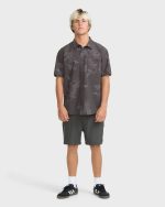 Sundays Island Short Sleeve Woven Shirt - Phantom - Image 3